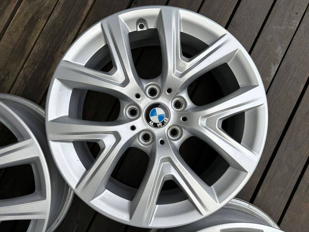 4x Alufelge 17 Zoll 6.5" 5x112 39ET Glanz Silber 6856076 BMW X1 F48 Rim Wheel FEL6330177923tu