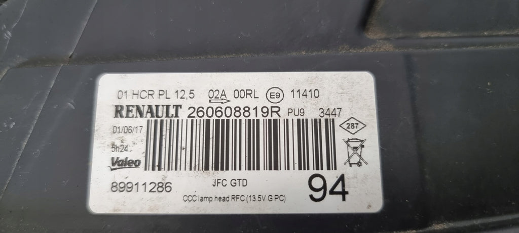 Frontscheinwerfer Renault Espace V 260608819R LED Ein Stück (Rechts oder Links) SCH1394462850tx