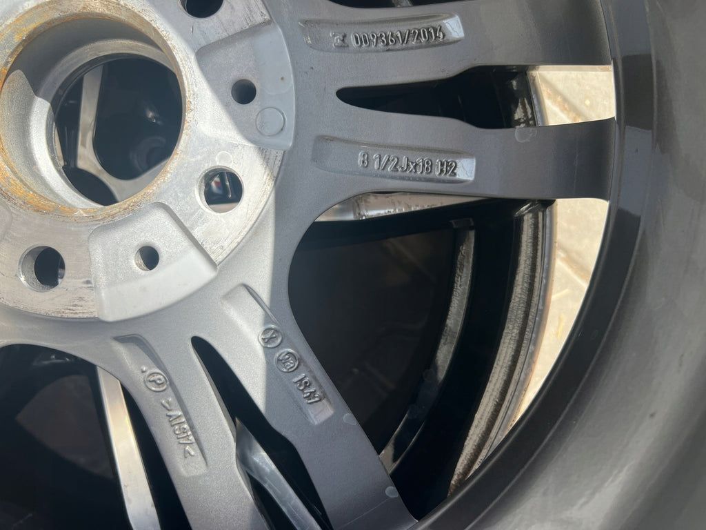 1x Alufelge 18 Zoll 8.5" 5x112 47ET Glanz Graphit 7852492 BMW 3 F30 F31