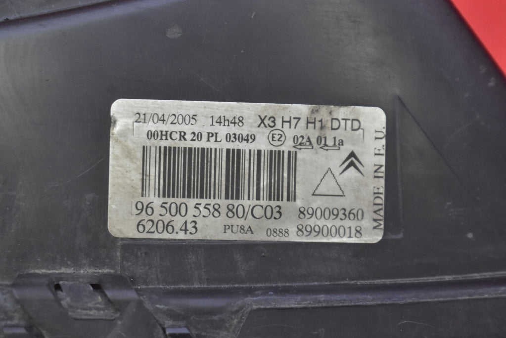 Frontscheinwerfer Citroën C5 I 955764-9650055880 Rechts Scheinwerfer Headlight SCH3423147034qr