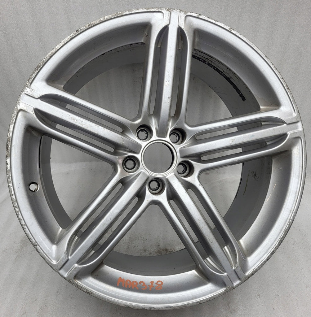 1x Alufelge 20 Zoll 9.0" 5x112 37ET Glanz Silber 4H0601025T Audi A8 Rim Wheel FEL7120686815rg