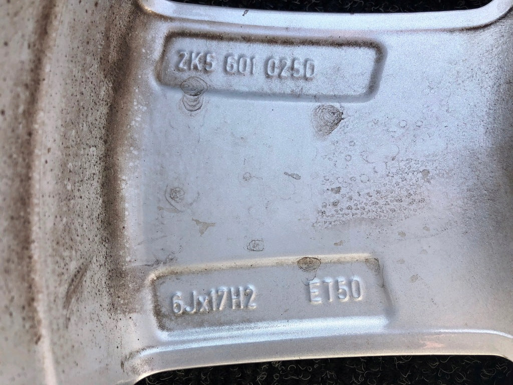 1x Alufelge 17 Zoll 6.0" 5x112 50ET 2K5601025D VW Caddy Rim Wheel FEL1261229189jy