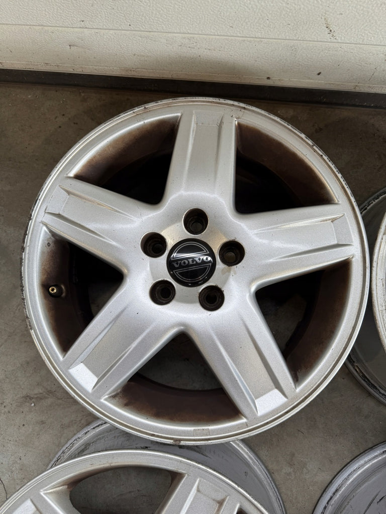 4x Alufelge 16 Zoll 7.0" 5x108 49ET Glanz Silber 30736364 Volvo Rim Wheel FEL3061772186qd