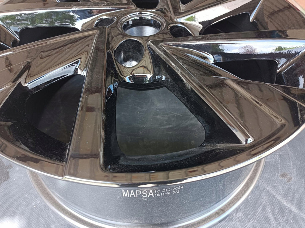 1x Alufelge 16 Zoll 6.5" 4x108 38ET Glanz Schwarz 9847228980- Opel Corsa F FEL5176047936fz