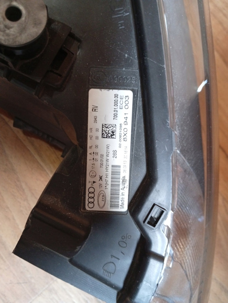 Frontscheinwerfer Audi A1 8X0941003 Links Scheinwerfer Headlight SCH9371475478ho