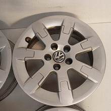 Load image into Gallery viewer, 4x Alufelge 15 Zoll 5.5" 5x100 38ET Glanz Silber 6R0601025E VW Polo Rim Wheel FEL1416389976ad