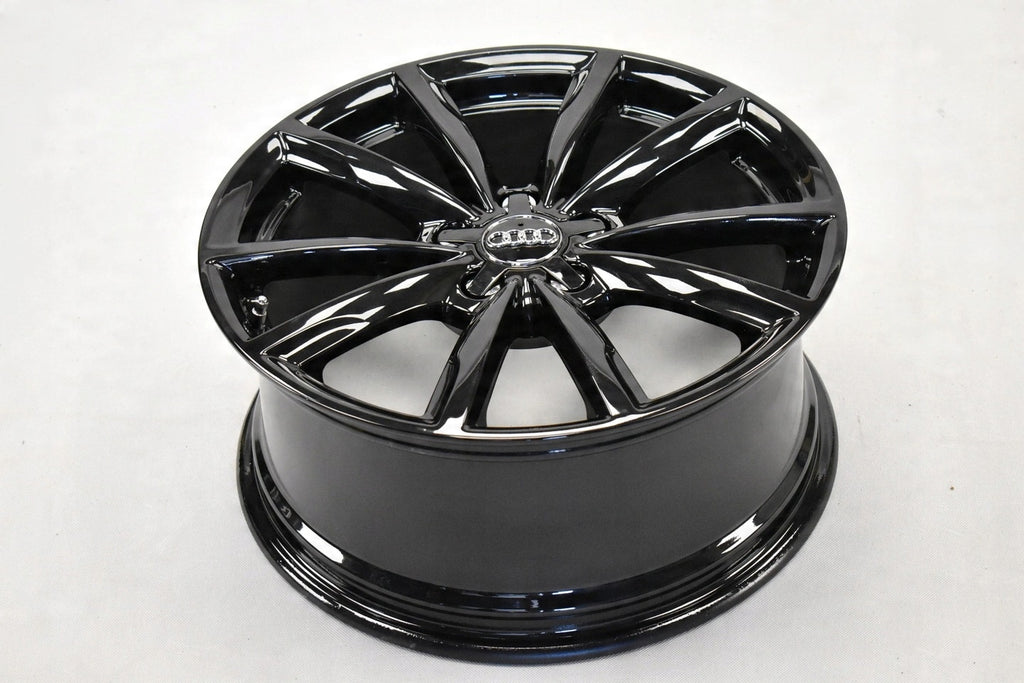 4x Alufelge 18 Zoll 8.0" 5x112 48ET Glanz Schwarz 4F0601025CP Audi A6 C6