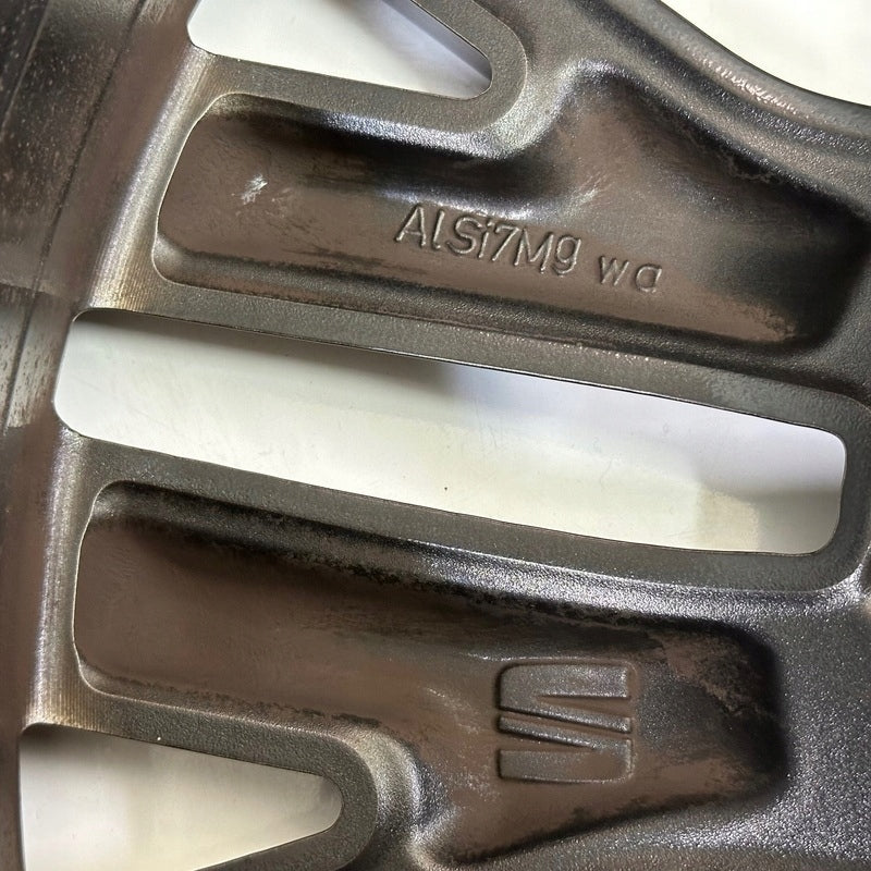 1x Alufelge 18 Zoll 7.5" 5x112 46ET Glanz Graphit 5FA601025 Mg Leon Rim Wheel