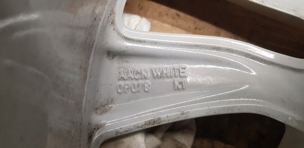 1x Alufelge 16 Zoll 6.5" 4x100 40ET Schwarz Opel Adam Karl Rim Wheel FEL3384420095an