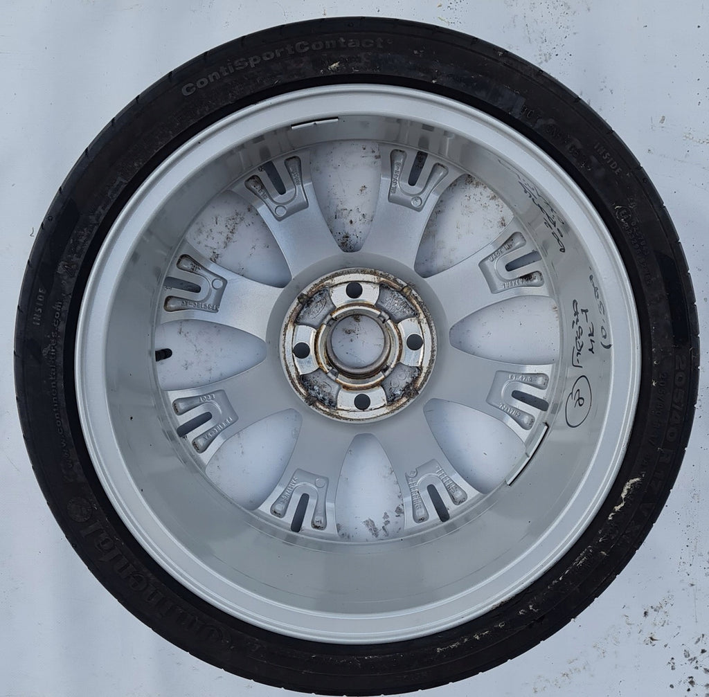 1x Alufelge 17 Zoll 7.0" 4x108 47,5ET Glanz Silber C1BC-MA Ford Fiesta Rim Wheel