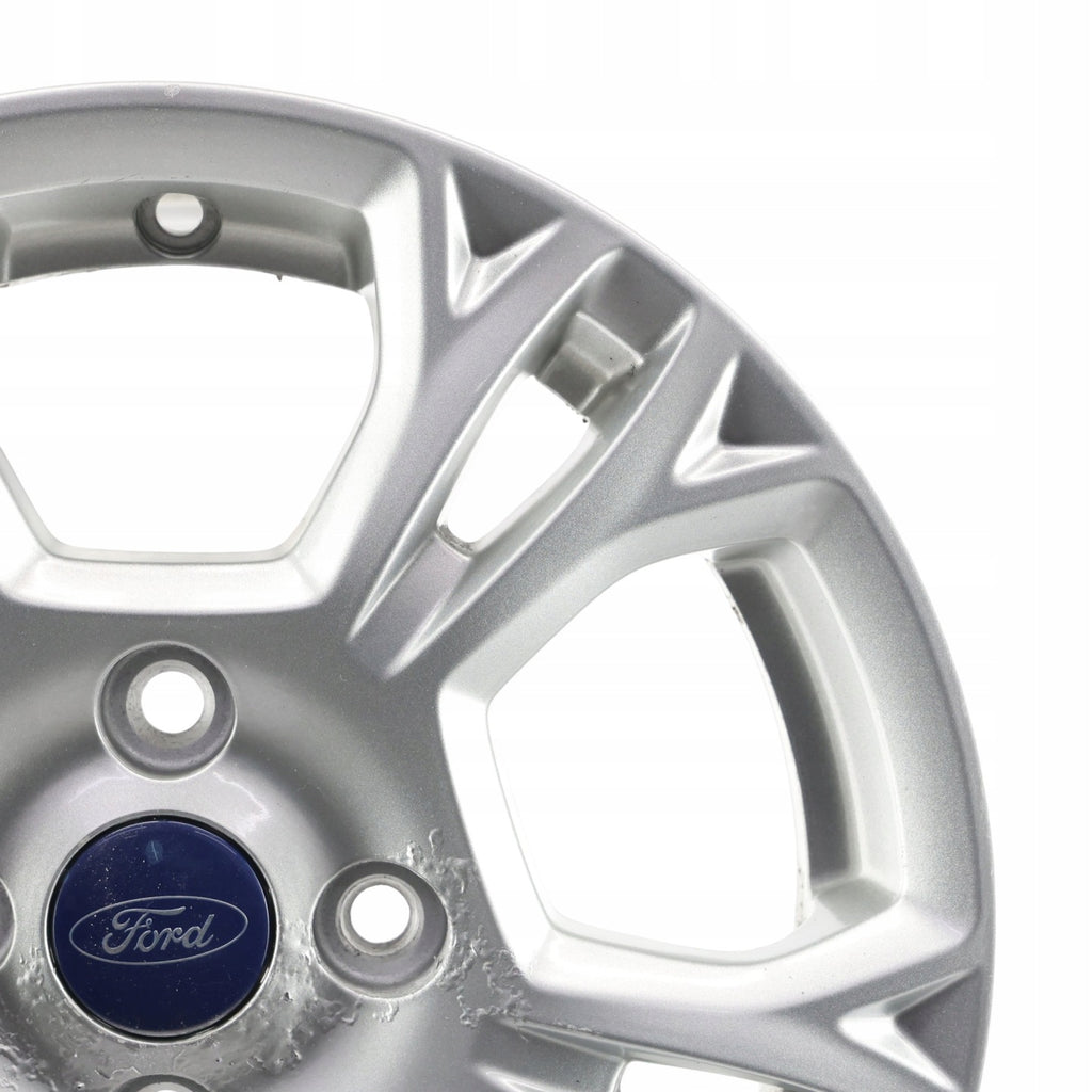 1x Alufelge 15 Zoll 6.0" 4x108 37 5ET Glanz Silber Ford B-Max Rim Wheel FEL6365593881ja