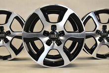 Laden Sie das Bild in den Galerie-Viewer, 4x Alufelge 16 Zoll 7.5" 5x112 45ET Glanz Schwarz 8K0601025F Audi A4 B7 C7 FEL8843276855xp