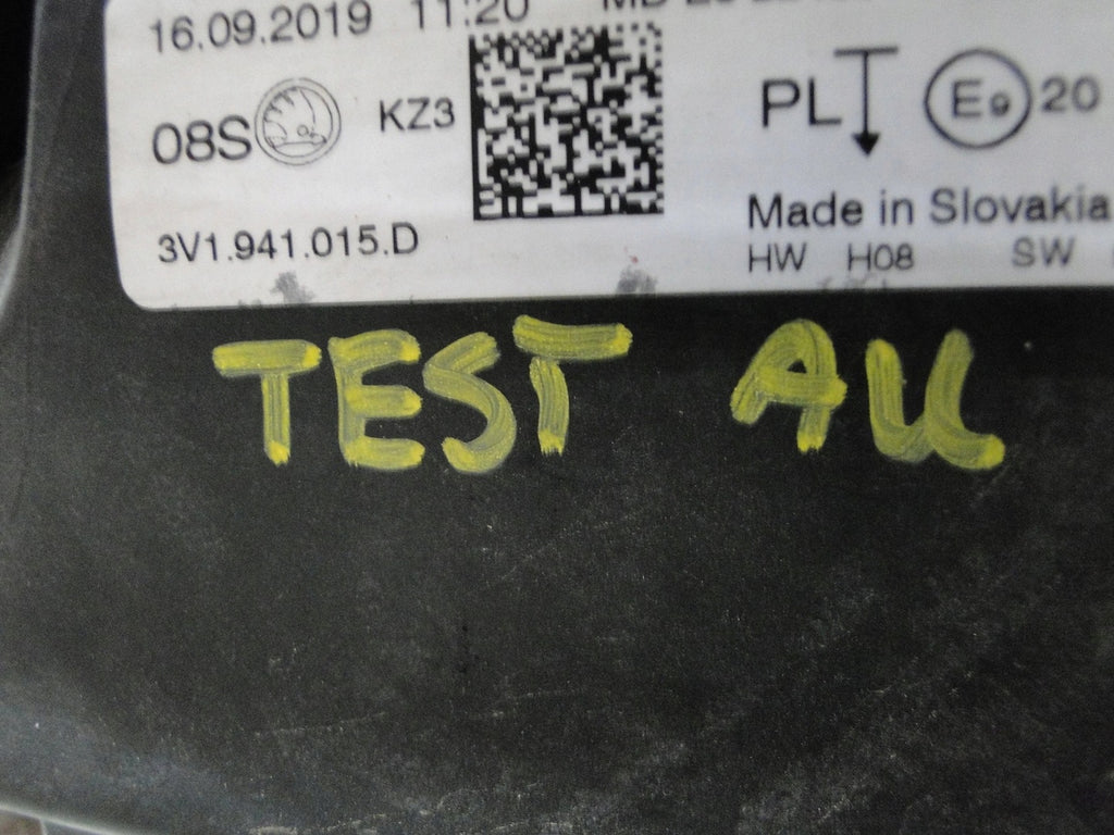 Frontscheinwerfer Skoda Superb III 3V1941015 LED Links Scheinwerfer Headlight