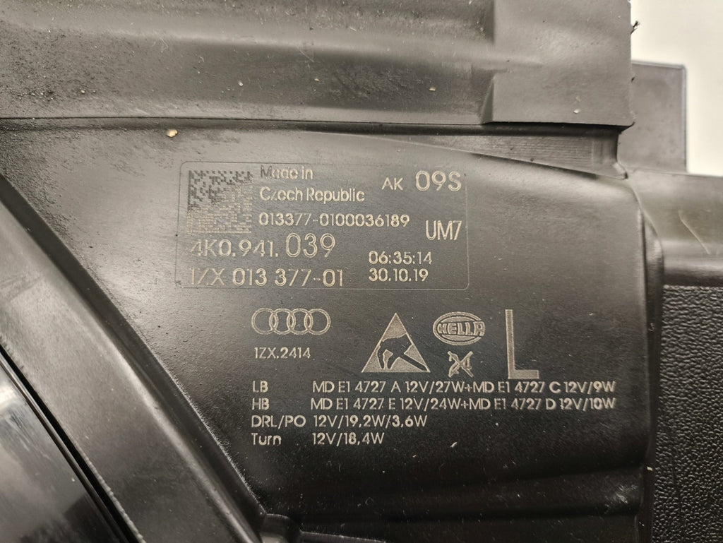 Frontscheinwerfer Audi A6 C8 4K0941039 Links Scheinwerfer Headlight SCH4465025652du