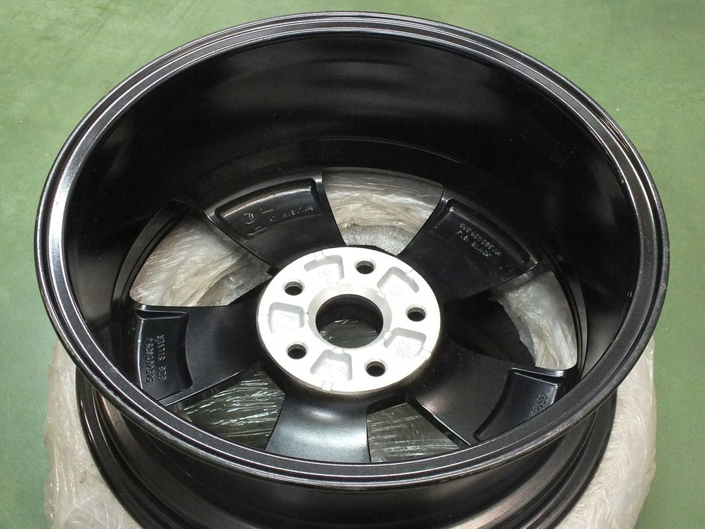 1x Alufelge 17 Zoll 6.5" 5x112 38ET Glanz Schwarz 565601025 Skoda Rim Wheel