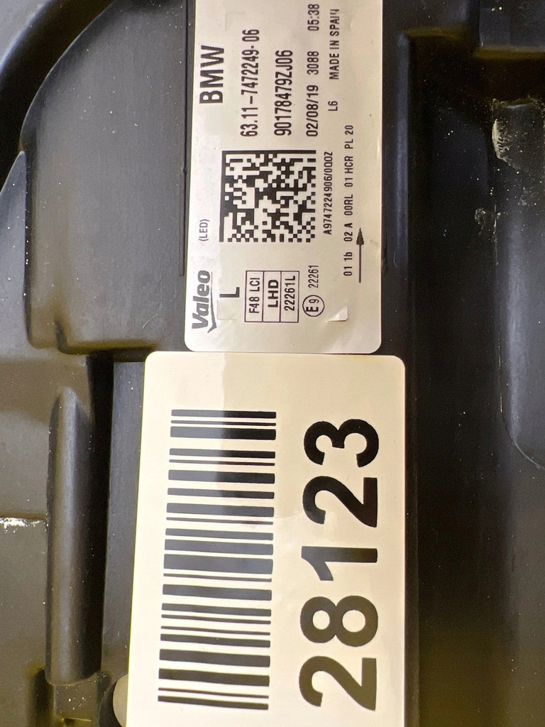 Frontscheinwerfer BMW X1 F48 7472249-06 LED Ein Stück (Rechts oder Links) SCH4010507938ug