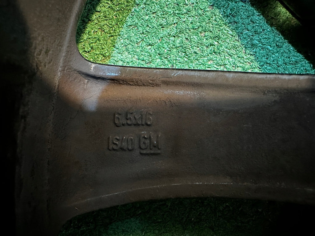 1x Alufelge 16 Zoll 6.5" 4x100 40ET OP072 Opel Corsa Rim Wheel