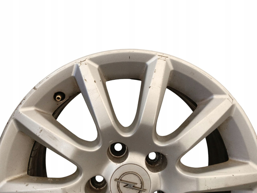 4x Alufelge 16 Zoll 6.5" 5x110 Glanz Silber Opel Astra Zafira B Rim Wheel FEL7439622352al