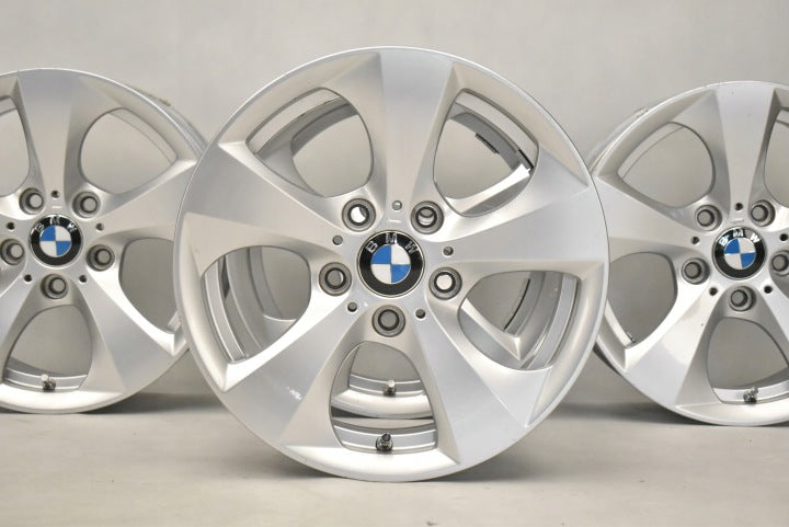 4x Alufelge 16 Zoll 7.0" 5x120 31ET Glanz Silber 6795805 BMW 3 E91 E93 E90 E92 FEL6538686118kq