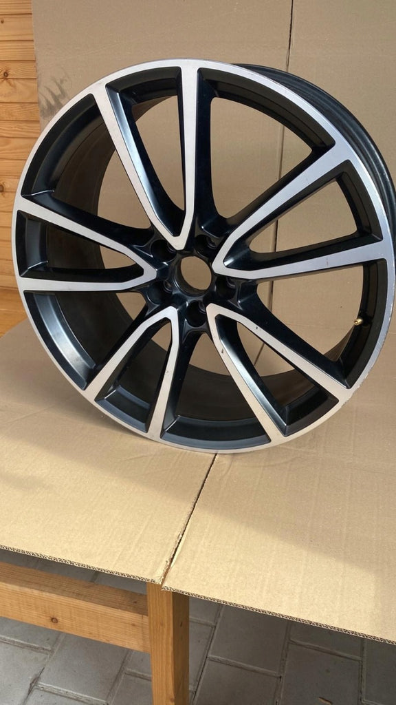 1x Alufelge 21 Zoll 8.5" 5x112 34ET Glanz Schwarz 80A601025BG Audi Q5 Rim Wheel FEL3022353536ur