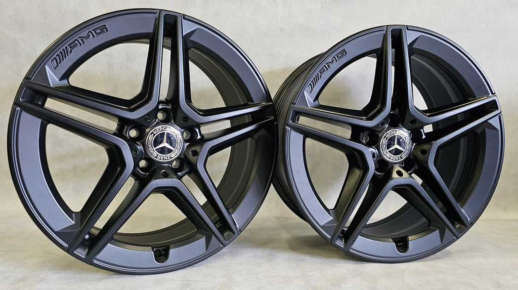 4x Alufelge 18 Zoll 7.5" 5x112 44ET Glanz Graphit A2054019600 Mercedes-Benz Amg