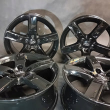 Laden Sie das Bild in den Galerie-Viewer, 4x Alufelge 17 Zoll 7.0" 5x112 37ET Glanz Schwarz 8R0071497 Audi Rim Wheel FEL3193282491vh