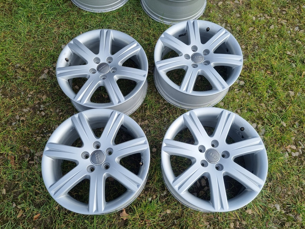 4x Alufelge 17 Zoll 7.0" 5x112 47ET Glanz Silber Audi Tt Rim Wheel FEL2404622465jp