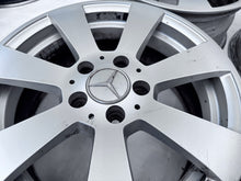 Laden Sie das Bild in den Galerie-Viewer, 4x Alufelge 16 Zoll 7.0" 5x112 43ET Silber Mercedes-Benz W204 Rim Wheel