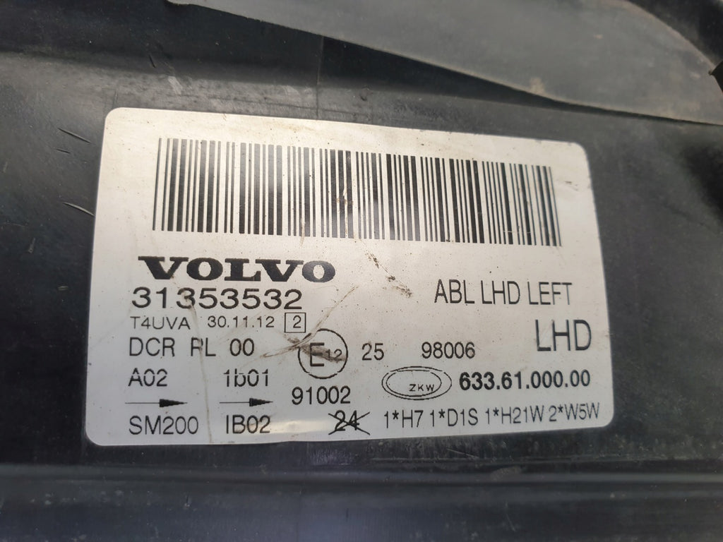 Frontscheinwerfer Volvo V70 III Xc70 S80 I 31353532 Xenon Links Headlight SCH6395765386mu