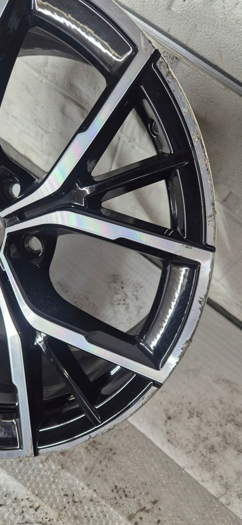1x Alufelge 19 Zoll 8.0" 5x112 30ET Glanz Schwarz 8747234 BMW G31 G30 Rim Wheel FEL9453793224eb