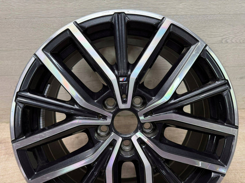 1x Alufelge 18 Zoll 7.5" 5x112 50ET Glanz Schwarz 6891179 BMW F45 Mg Rim Wheel FEL9096871967jy