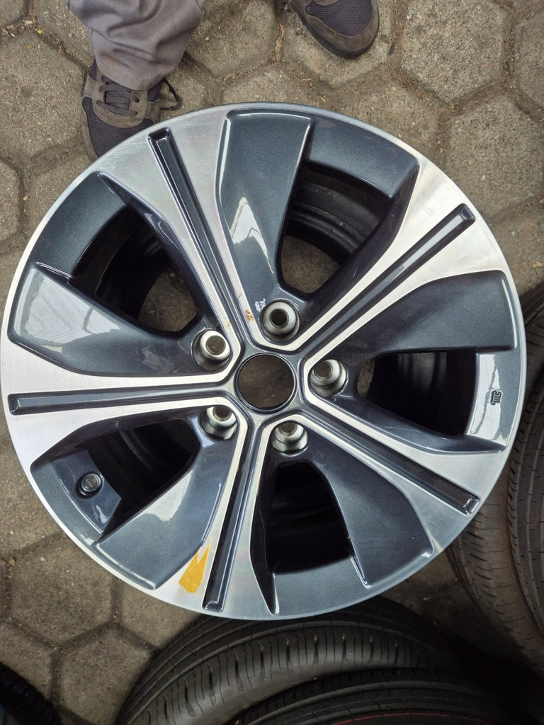 1x Alufelge 17 Zoll 6.5" 5x114.3 45ET Glanz Graphit N867015 Mg Leaf Rim Wheel FEL6939331892ob