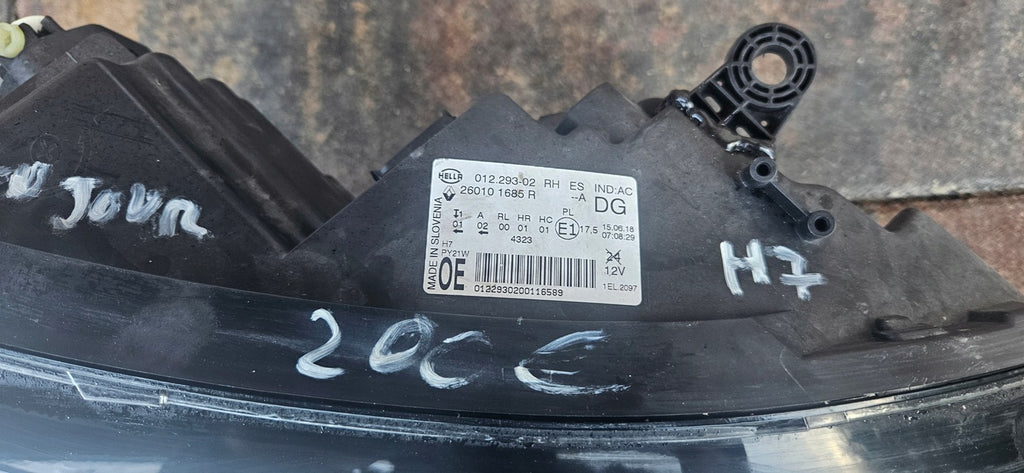 Frontscheinwerfer Renault Scenic 260101685R Rechts Scheinwerfer Headlight SCH1059742746ky