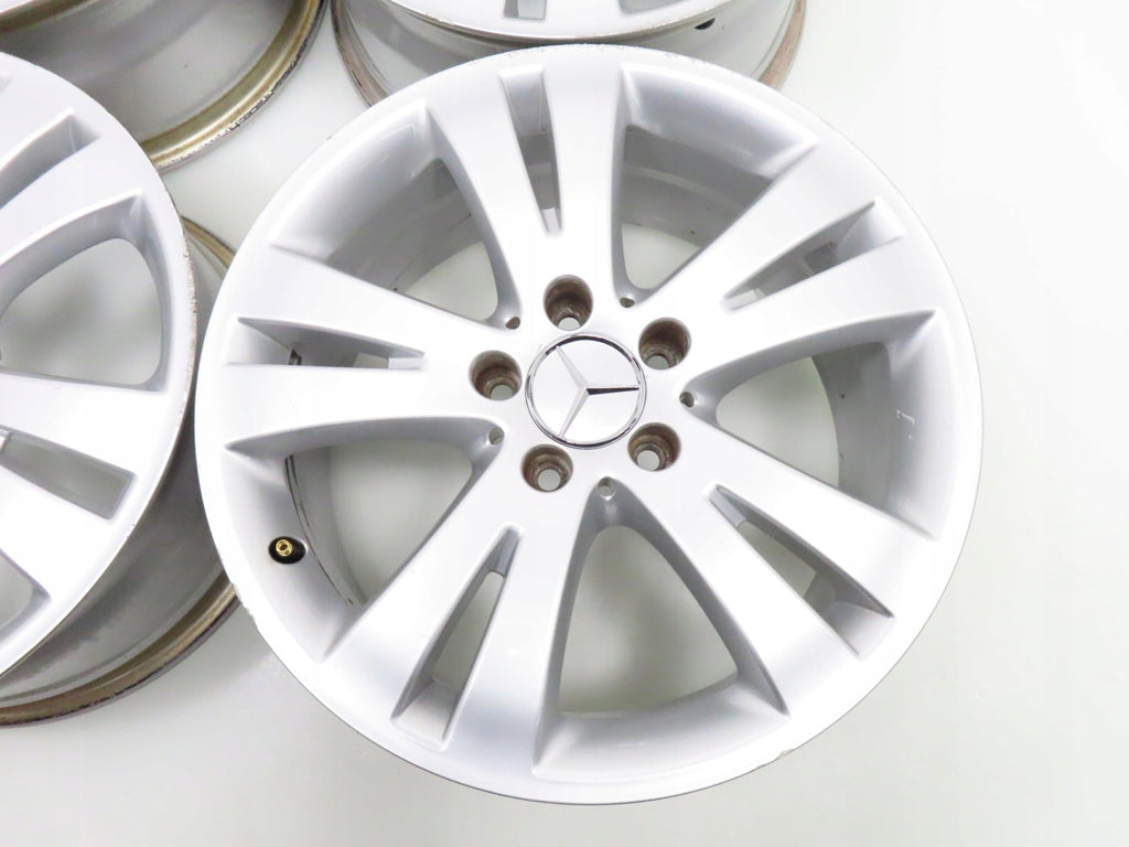 4x Alufelge 17 Zoll 7.5" 5x112 47ET Glanz Silber A2044010402 Mercedes-Benz FEL4756438158ch