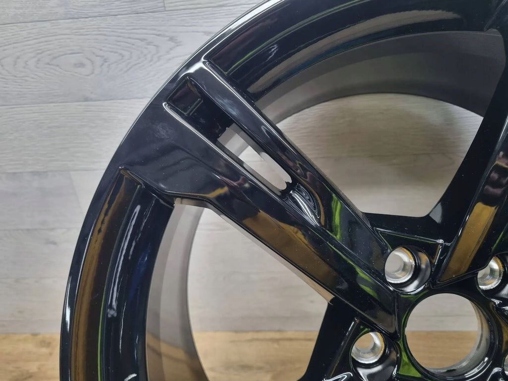 1x Alufelge 19 Zoll 8.5" 5x112 32ET Glanz Schwarz 8W0071499B Audi A4 Rim Wheel FEL6524109970fk