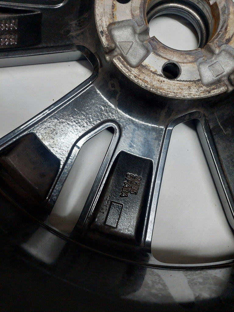 1x Alufelge 17 Zoll 6.5" 4x100 50ET Glanz Graphit Mg Micra Rim Wheel FEL7290381028bi