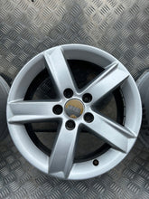 Load image into Gallery viewer, 4x Alufelge 16 Zoll 7.0&quot; 5x112 46ET Glanz Silber 8K0071496 Audi Rim Wheel