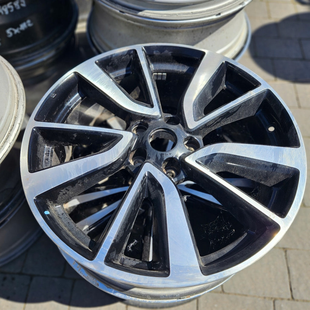 1x Alufelge 19 Zoll 7.0" 5x114.3 40ET Glanz Schwarz Nissan X-Trail Qashqai FEL8045135909az
