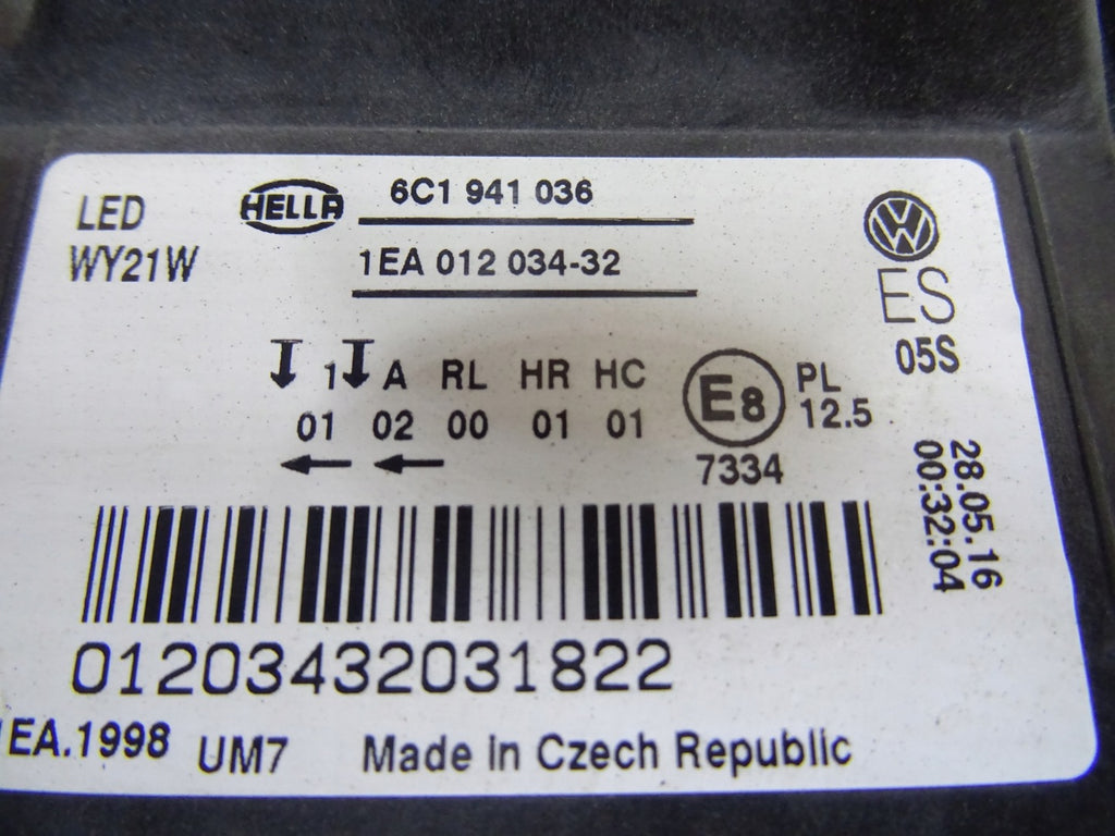 Frontscheinwerfer VW Polo 6c1 6C1941036 Rechts Scheinwerfer Headlight