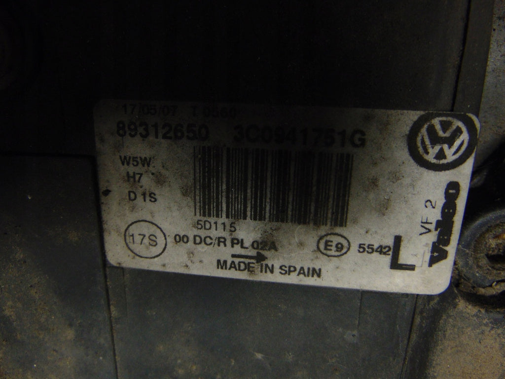 Frontscheinwerfer VW Passat 3C0941751G Xenon Links Scheinwerfer Headlight SCH7959230104fr