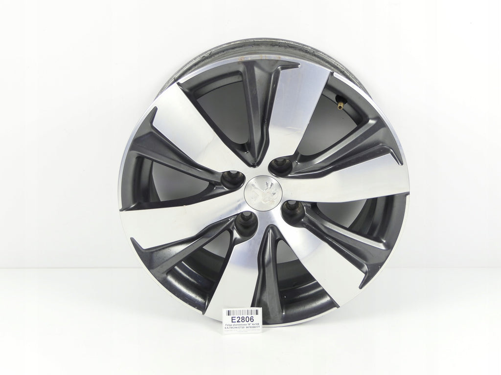 1x Alufelge 16 Zoll 6.5" 4x108 20ET 9813557977 9678398177 Peugeot 2008 I