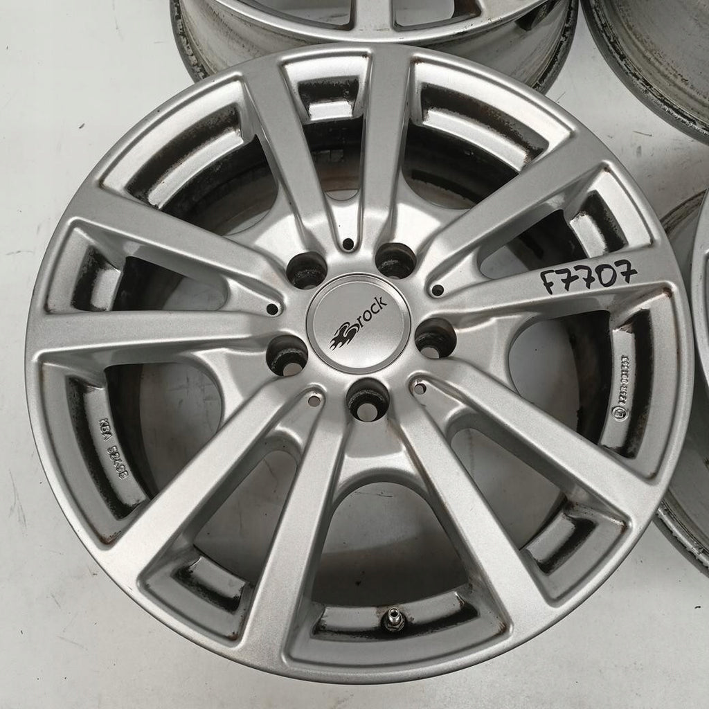 4x Alufelge 17 Zoll 7.0" 5x112 51ET Glanz Silber Audi I Rim Wheel FEL2385732160ny
