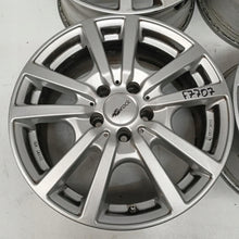 Laden Sie das Bild in den Galerie-Viewer, 4x Alufelge 17 Zoll 7.0" 5x112 51ET Glanz Silber Audi I Rim Wheel FEL2385732160ny