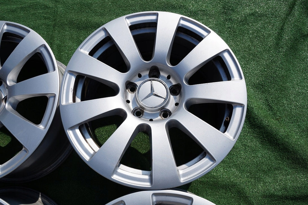 4x Alufelge 16 Zoll 7.5" 5x112 45 5ET Glanz Silber 2124010102 Mercedes-Benz W212 FEL3897147177ne