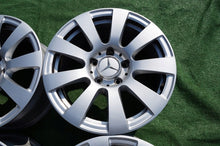 Laden Sie das Bild in den Galerie-Viewer, 4x Alufelge 16 Zoll 7.5" 5x112 45 5ET Glanz Silber 2124010102 Mercedes-Benz W212 FEL3897147177ne