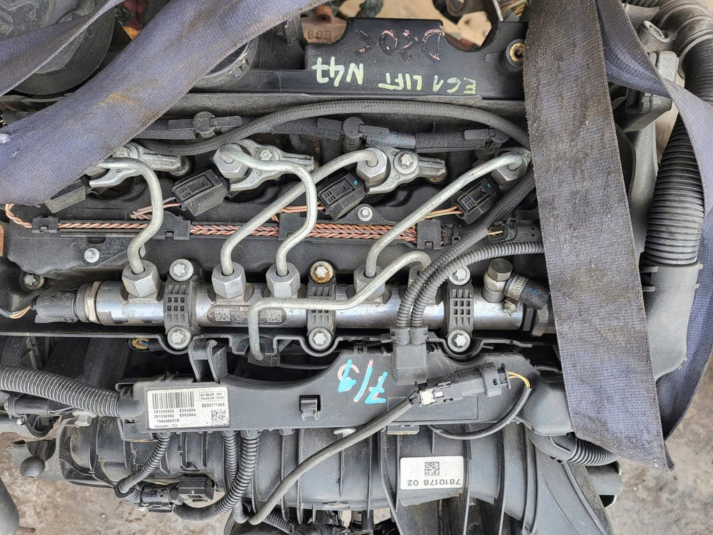 Motor BMW E60 E90 N47D20C 2.0 310TKm 2008 Diesel Engine Unkomplett