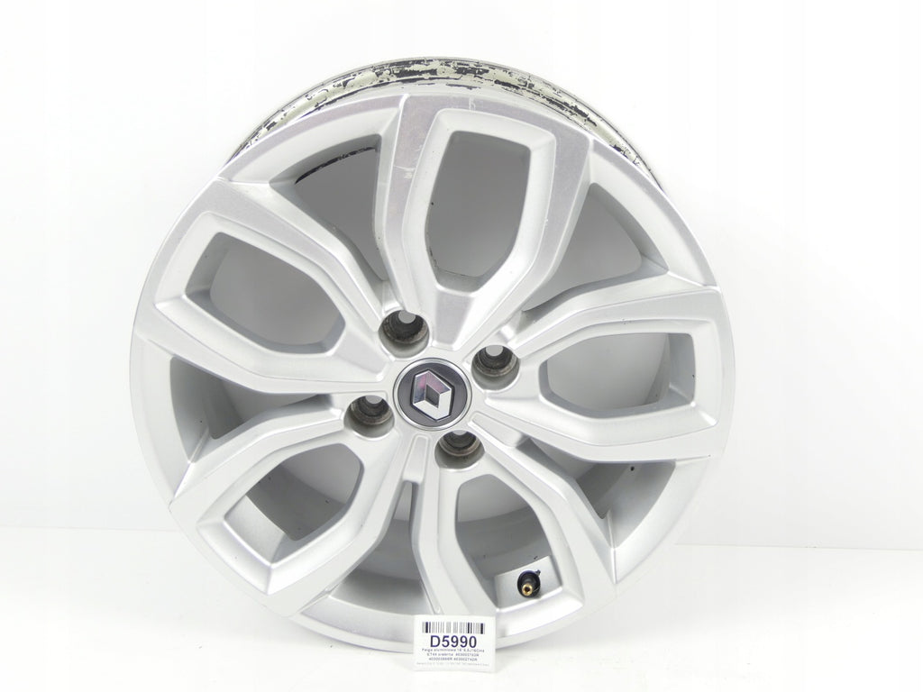 1x Alufelge 16 Zoll 6.5" 4x100 44ET 403003703R Renault Clio IV 1 Rim Wheel FEL3724428915fn