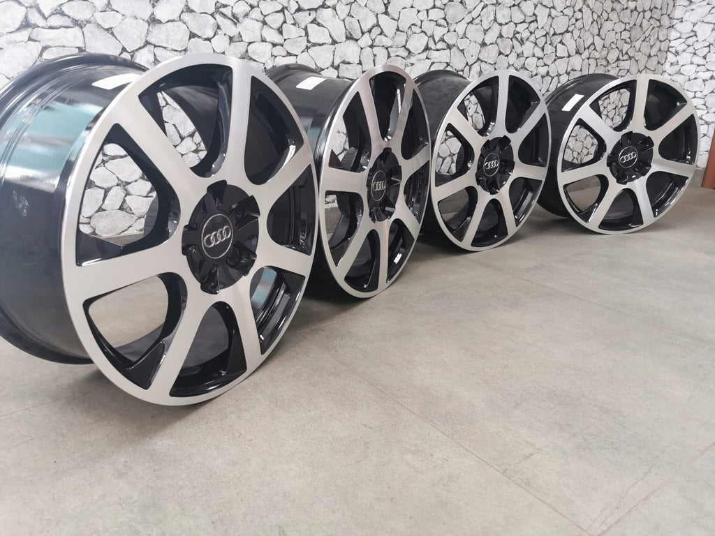 4x Alufelge 17 Zoll 8.0" 5x112 39ET Glanz Silber 8R0601025 Audi Rim Wheel FEL4019270811ij
