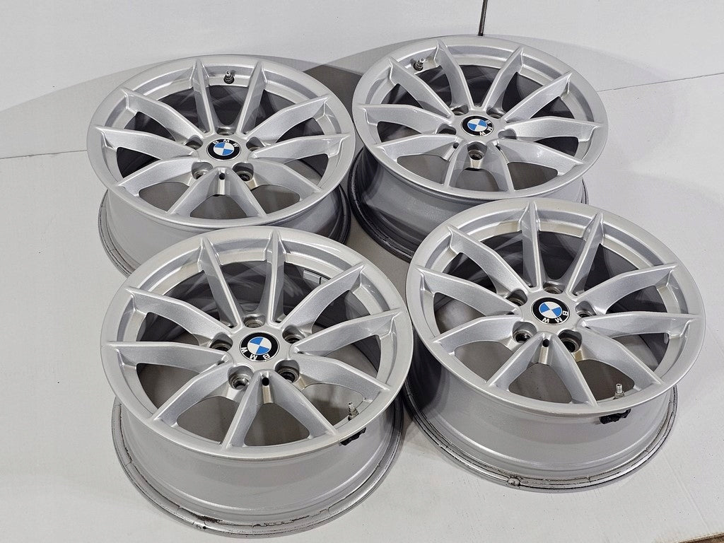 4x Alufelge 16 Zoll 6.5" 5x112 22ET Glanz Silber 6876921 BMW Rim Wheel FEL5155842191ic