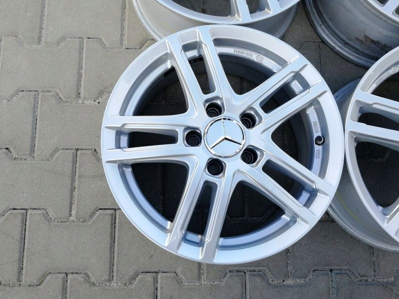 4x Alufelge 16 Zoll 6.5" 5x112 44ET TTZZ8SA44E Mercedes-Benz Cla Glc Clk Gle Cls FEL3720345134fg